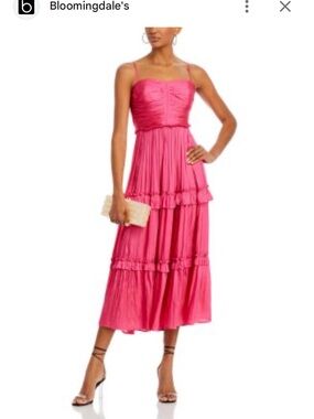Bloomingdale's AQUA BRAND  Tiered Midi Dress